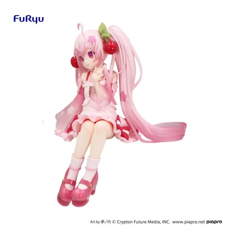 Figurine Hatsune Miku Figurine Sakura Miku 2025 Noodle Stopper 14cm