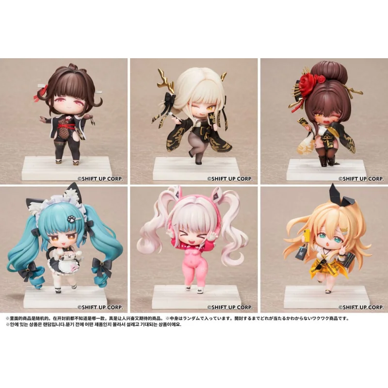 Goddess of Victory: Nikke pack 6 figurines SAC Series Chibi 6 cm