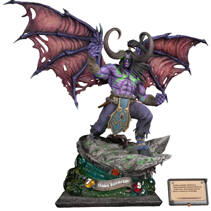 Figurine Blizzard Hearthstone - Illidan Stormrage 1/6 Scale Premium Statue 