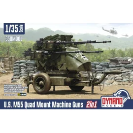 Maquette U.S. M55 Quad Mount Machine Guns