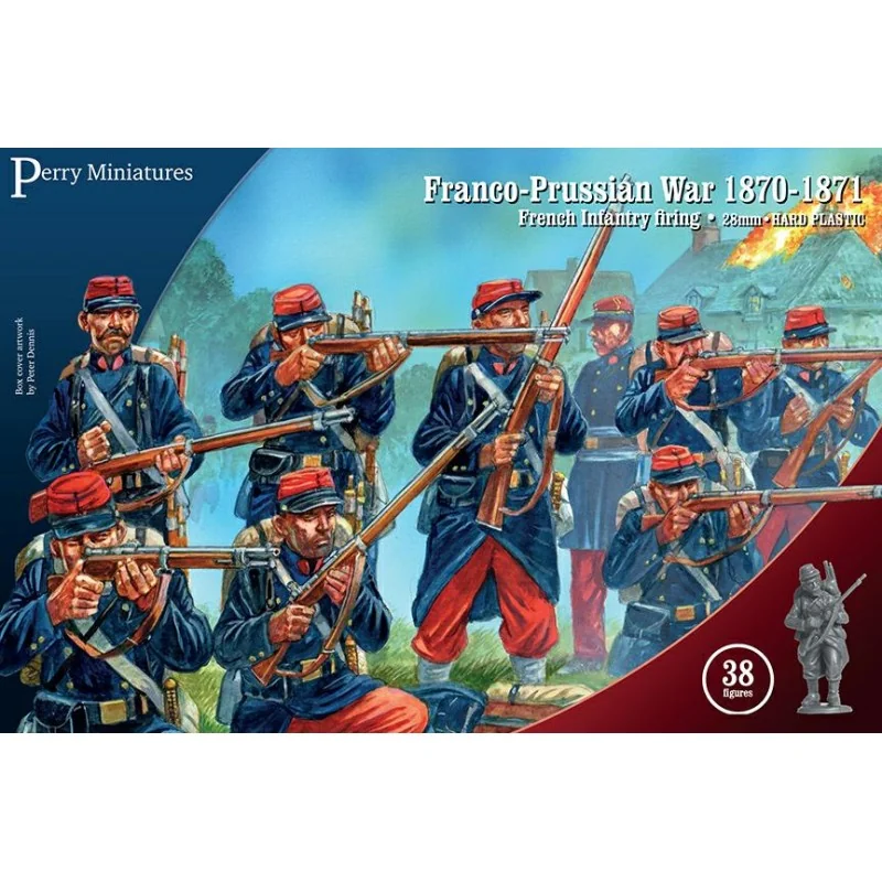 Figurines Perry Miniatures - Franco-Prussian War French Infantry Firing Line