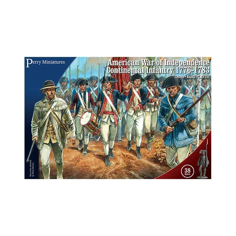 Figurines Perry Miniatures - American War of Independence Continental Infantry 1776-1783