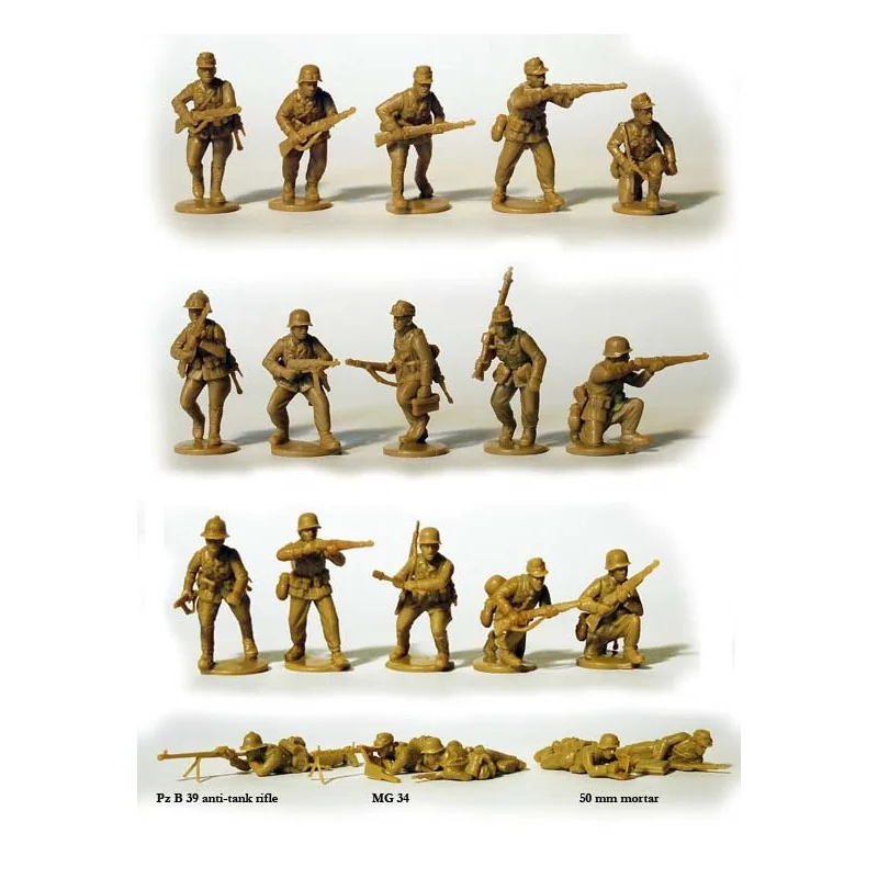 Figurines historiques Perry Miniatures - Afrikakorps. German Infantry 1941-43