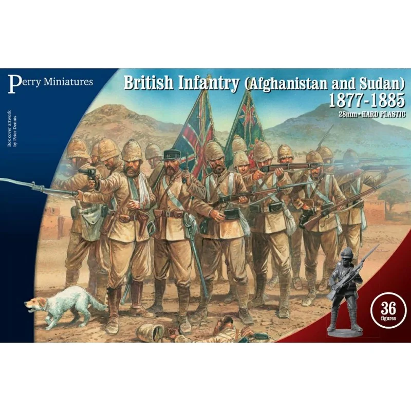 Figurines Perry Miniatures - British Infantry in Afghanistan and Sudan 1877-85