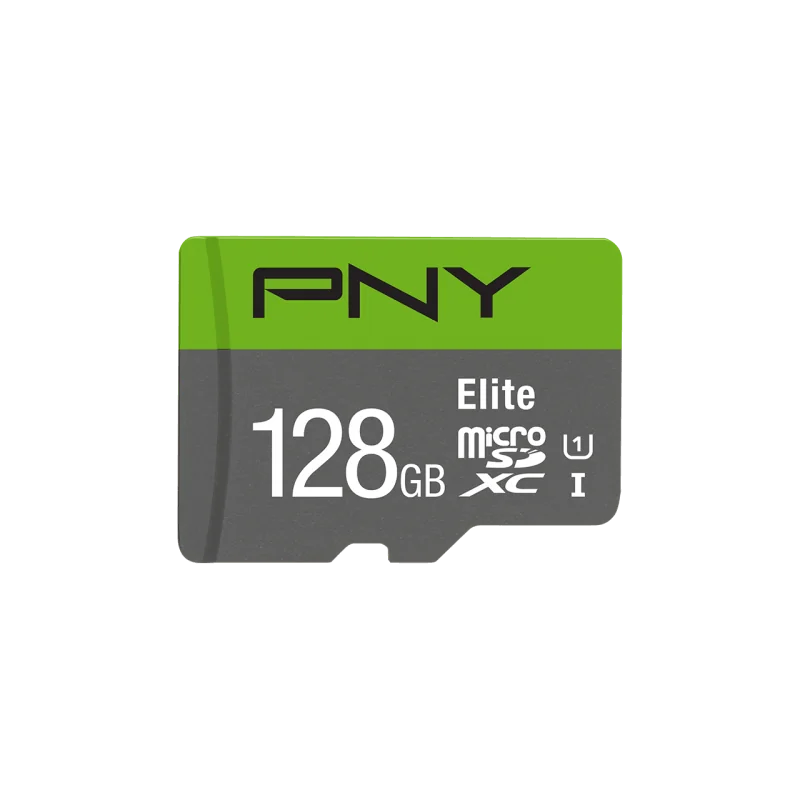  PNY Elite 128 Go- Carte Micro SDHC + Adaptateur