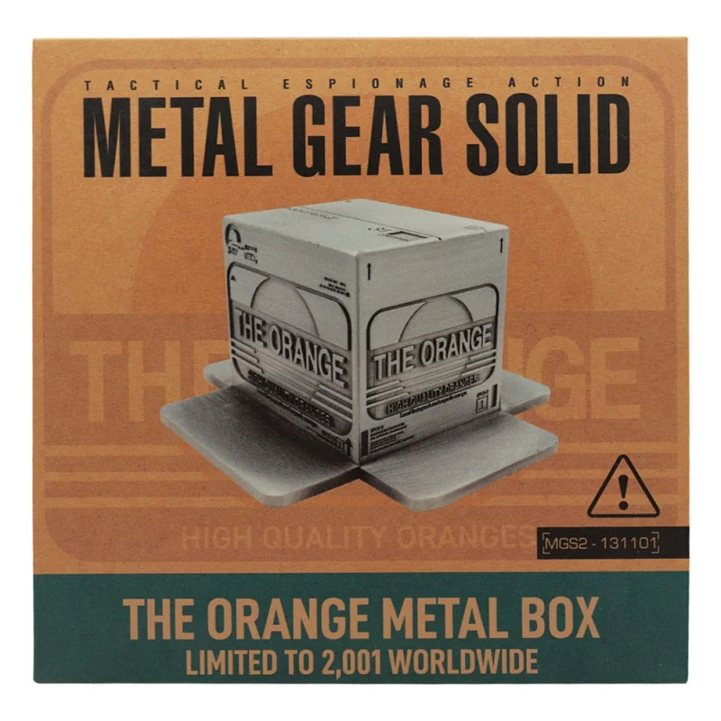 FNTK-KON-MGS201 Metal Gear Solid 2 réplique Cardboard Box