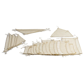  Accastillage de bateau Voiles pour Le Cutty Sark 1:75