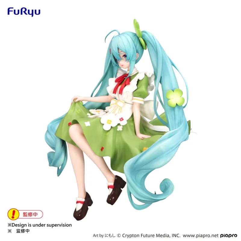 Figurine Hatsune Miku statuette PVC Noodle Stopper Flower Fairy Clover 15 cm