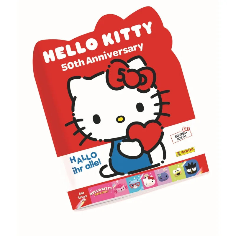  Hello Kitty Sticker Collection album pour stickers 50th Anniversary *ALLEMAND*