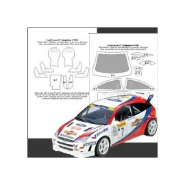  CARBON TEMPLATE FORD FOCUS WRC