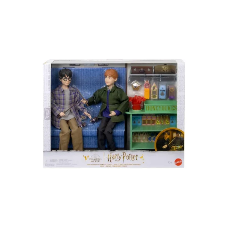  Mattel - Wizarding World Harry Potter & Ron Hogwarts Express Doll Set