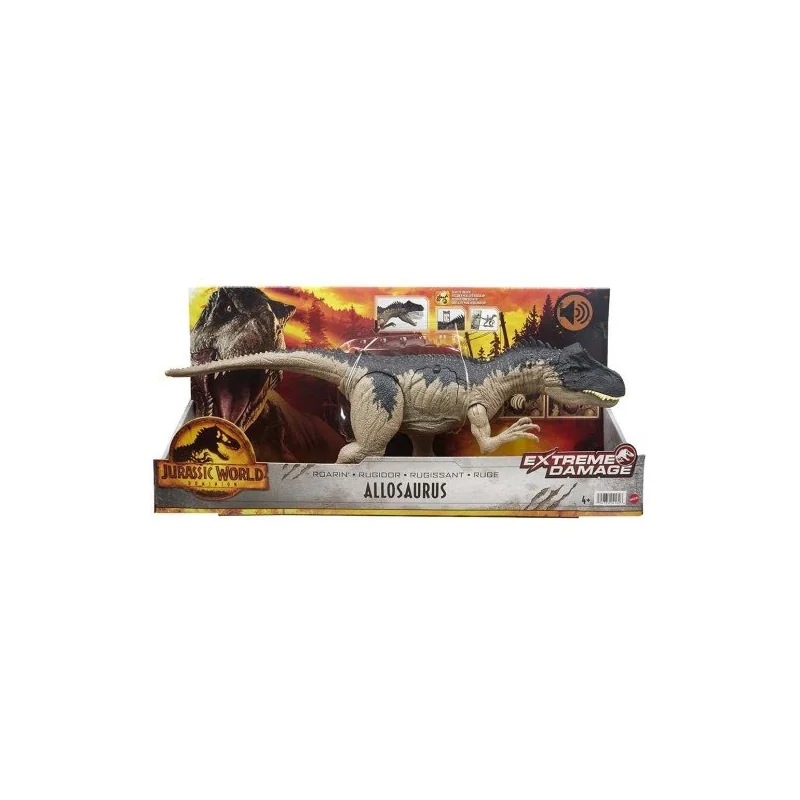 Figurine Mattel - Jurassic World Extreme Damage Roarin Allosaurus