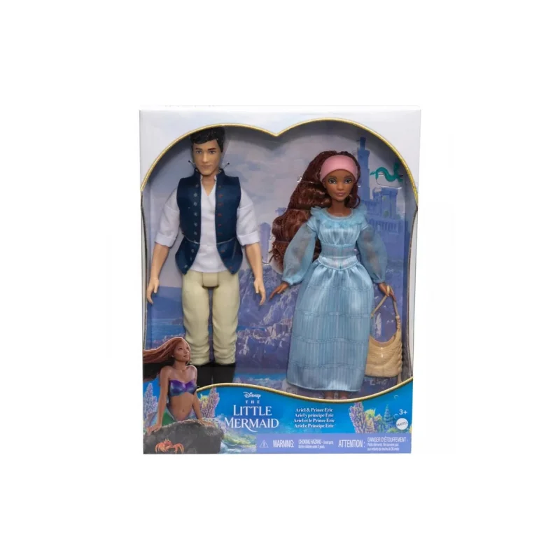  Mattel - Disney the Little Mermaid Ariel & Prince Eric