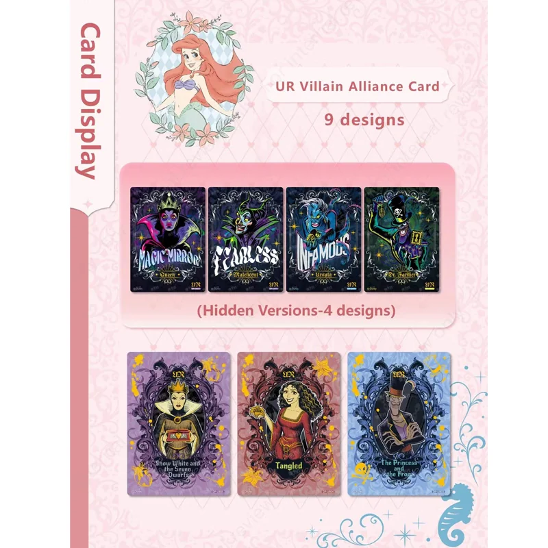 Disney Cardfun Princess Magic Fairy Tales Series 10 Boosters 4 Cartes