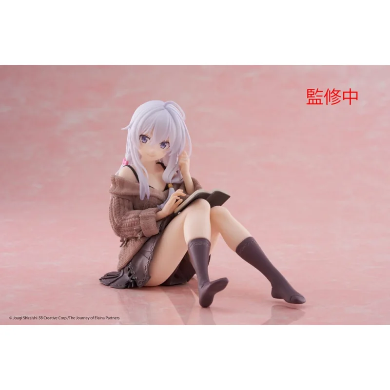 Figurine Wandering Witch: The Journey of Elaina - Desktop Cute Figure Elaina Casual Clothes Ver. 13 cm