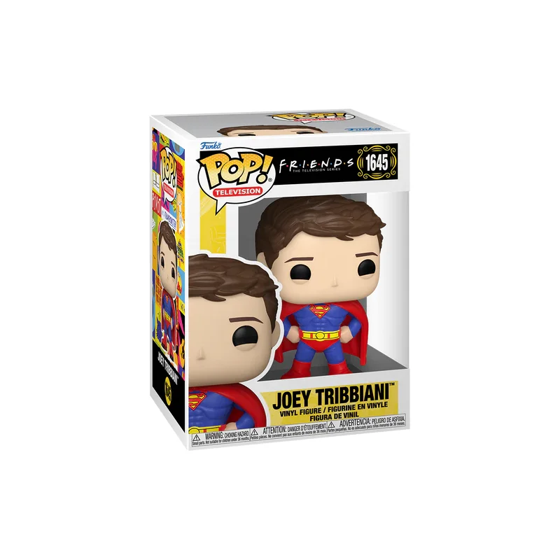 Figurines Pop FRIENDS - POP TV N° 1645 - Joey Tribbiani (Superman)