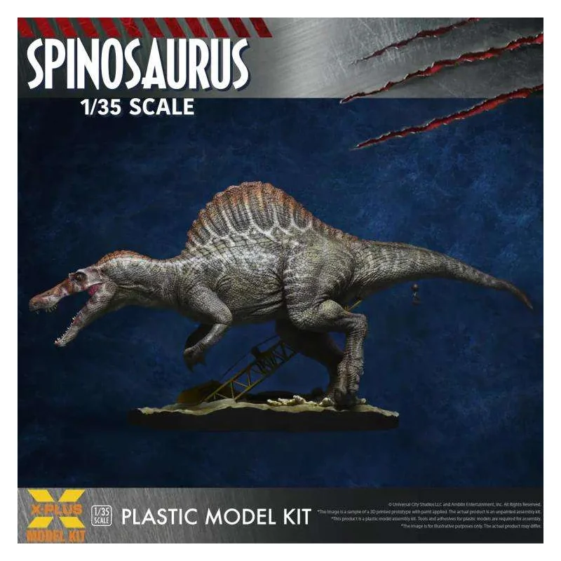 Maquette Pop culture:Manga Jurassic Park 3 Spinosaurus Model Kit Re-run