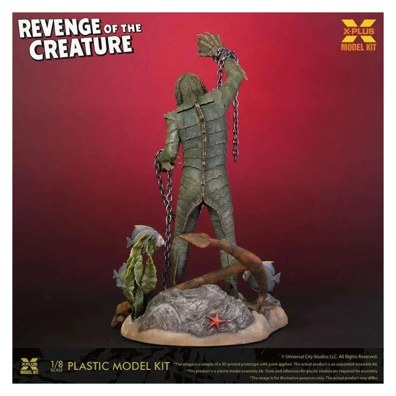 X-Plus Revenge Of The Creature 1/8 Scale Model Kit