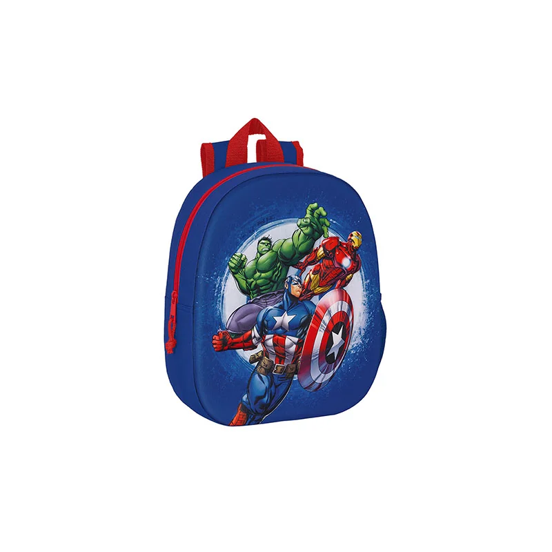  Sac à dos 3D - 33 x 27 x 10 cm - Avengers - Marvel