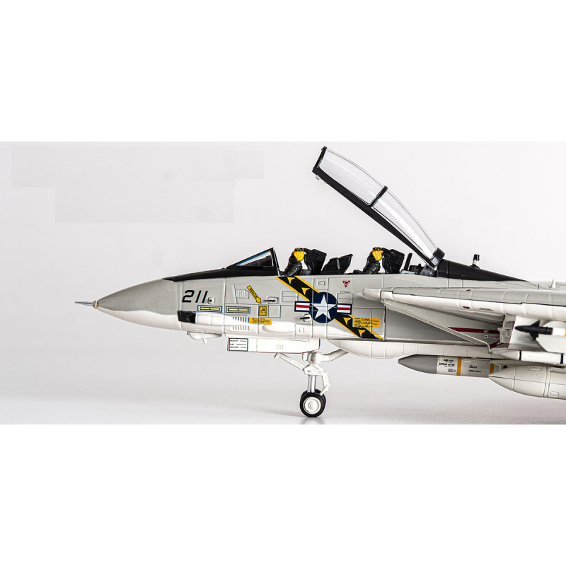 Miniature d'avion F-14A Tomcat U.S.NAVY VF-84 Jolly Rogers AJ211 1978