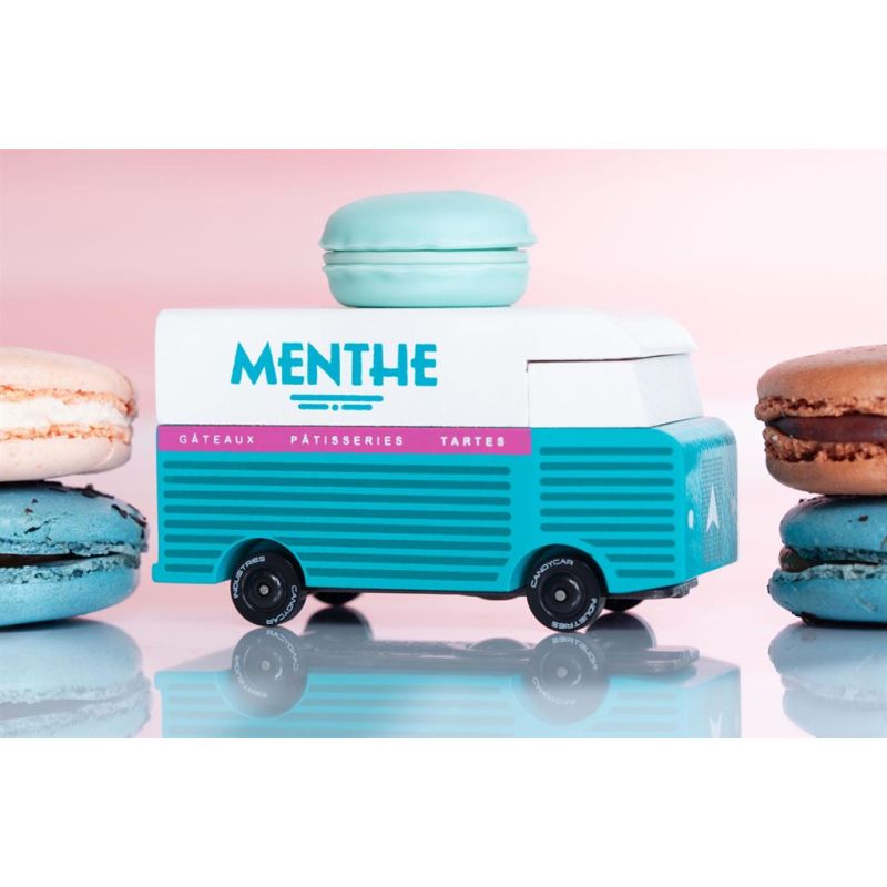 Candycar Vans - Macaron Van Bleu