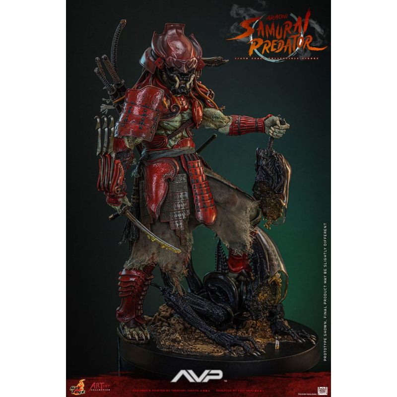 Alien vs. Predator figurine Artist Collection 1/6 Akaoni Samurai Predator 35 cm