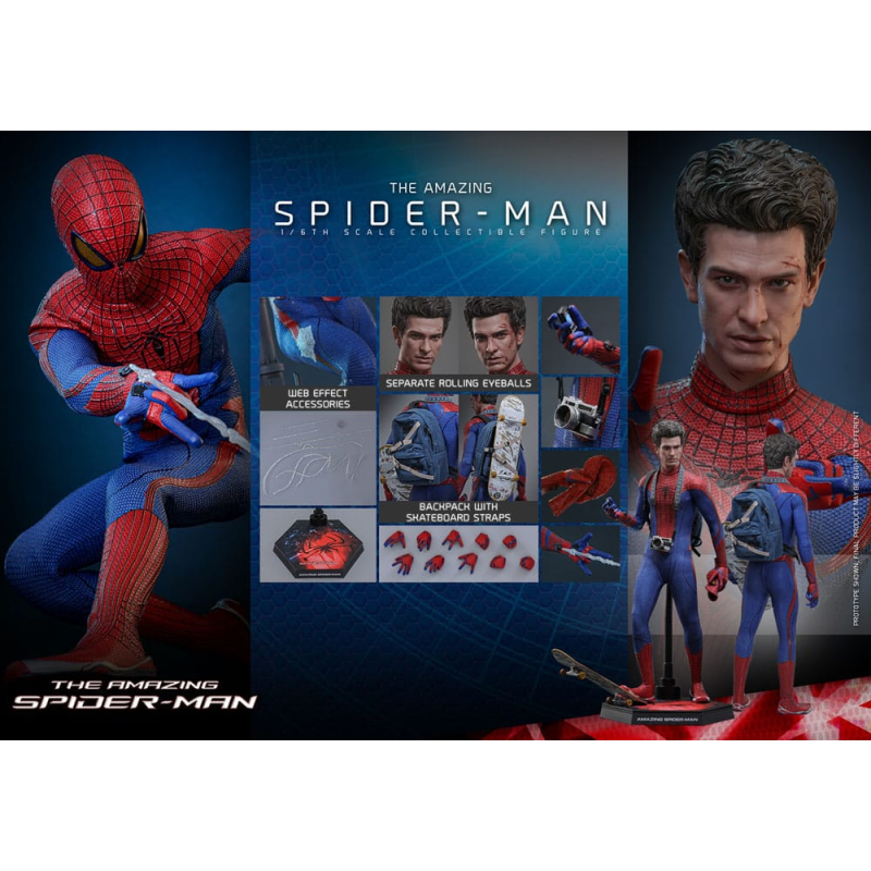 The Amazing Spider-Man figurine Movie Masterpiece 1/6 Spider-Man 30 cm