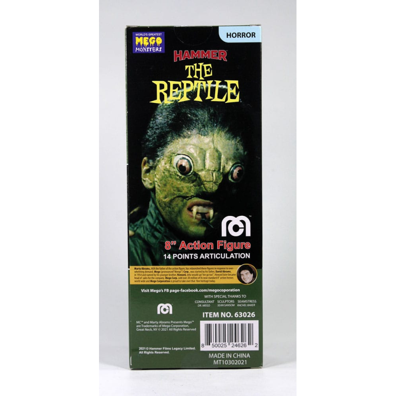 Hammer Films figurine The Reptile (La Femme reptile) (Boxed Version) 20 cm