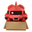  Mobile Suit Gundam Mega Cat Project Nyanto! The Big Nyandam Series trading figure Char's Zaku 14 cm