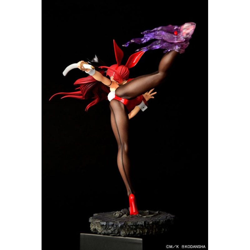 Fairy Tail statuette 1/6 Erza Scarlet High Kick Crimson Bunny Ver. 37 cm