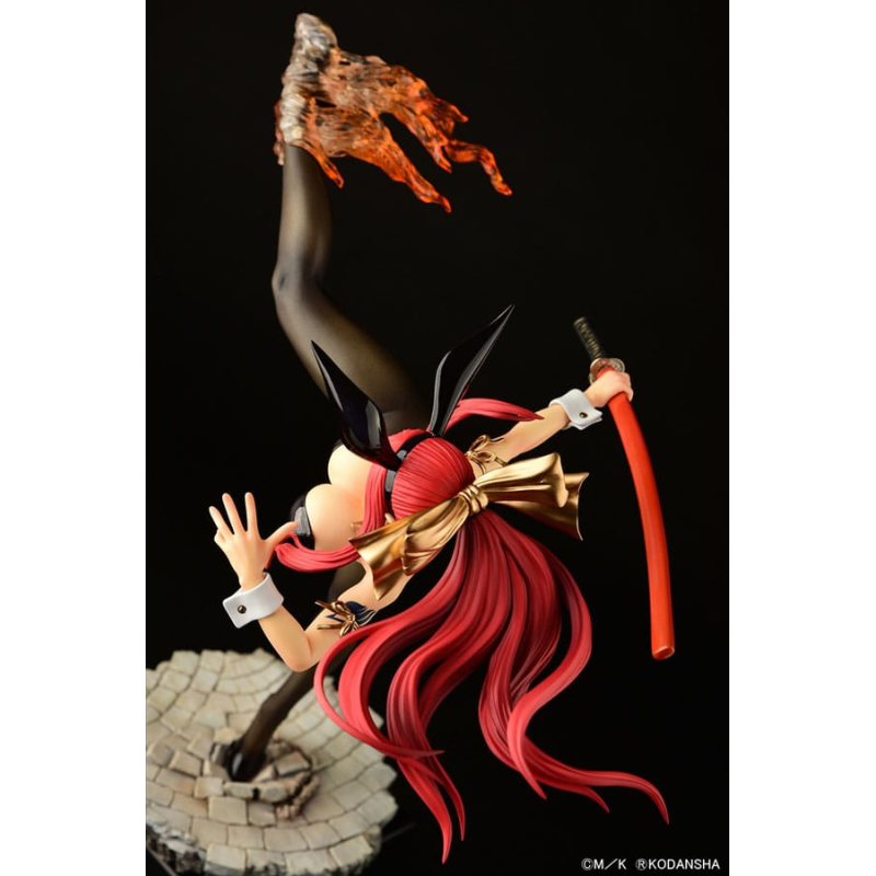 Fairy Tail statuette 1/6 Erza Scarlet High Kick Black Bunny Ver. 37 cm