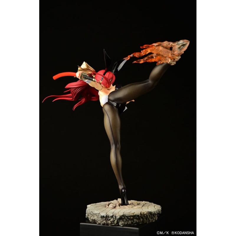 Fairy Tail statuette 1/6 Erza Scarlet High Kick Black Bunny Ver. 37 cm