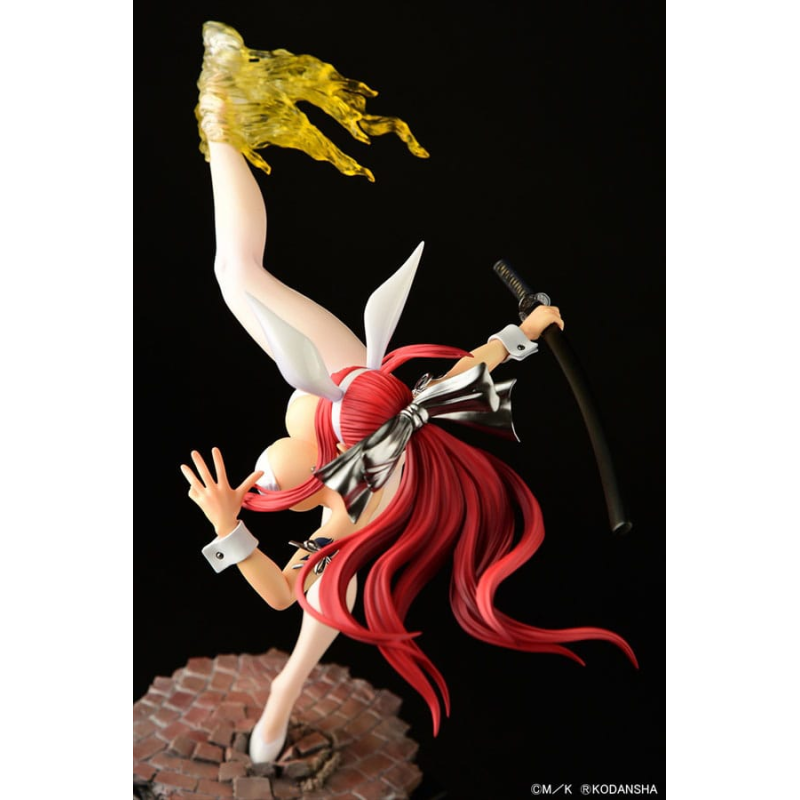 Fairy Tail statuette 1/6 Erza Scarlet High Kick White Bunny Ver. 37 cm