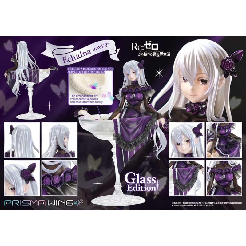 Figurine Re:ZERO Starting Life in Another World - 1/7 Prisma Wing Echidna Glass Edition 24 cm