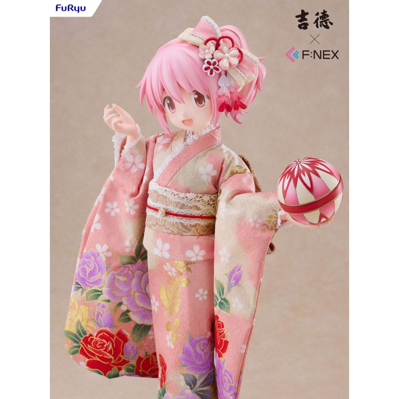 FRYU07784 Puella Magi Madoka Magica F:NEX statuette 1/4 Rebellion Madoka Kaname Japanese Doll 43 cm