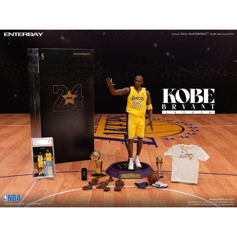 NBA Collection figurine Real Masterpiece 1/6 Kobe Bryant 242010 Limited Edtition 30 cm