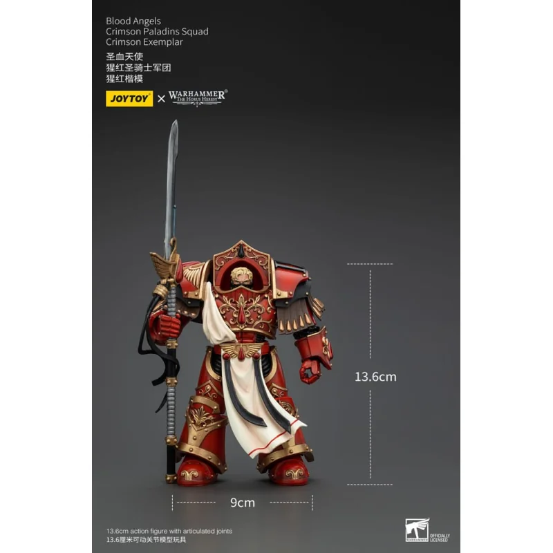 Warhammer The Horus Heresy figurine 1/18 Blood Angels Crimson Paladins Squad Crimson Exemplar 14 cm