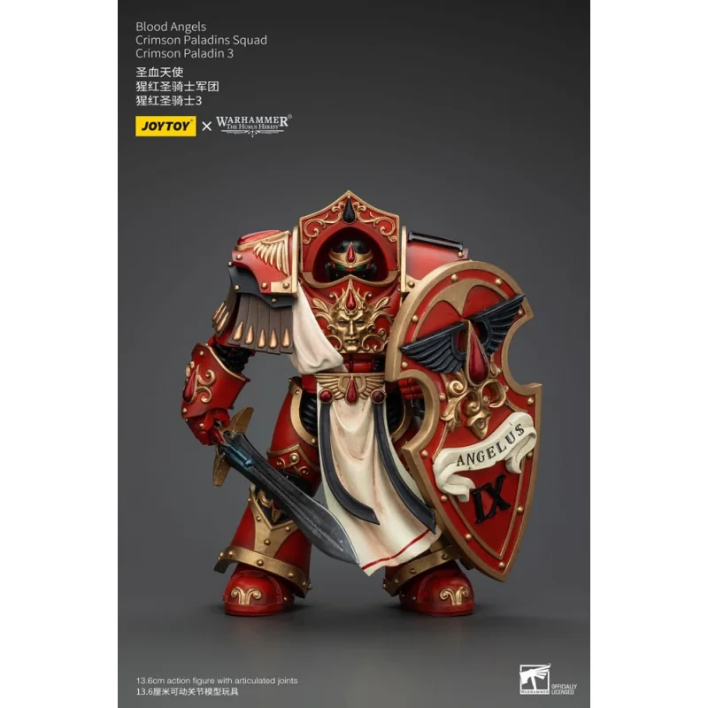 Warhammer The Horus Heresy figurine 1/18 Blood Angels Crimson Paladins Squad Crimson Paladin 3 14 cm