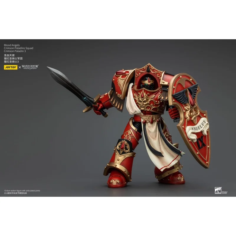 Warhammer The Horus Heresy figurine 1/18 Blood Angels Crimson Paladins Squad Crimson Paladin 3 14 cm