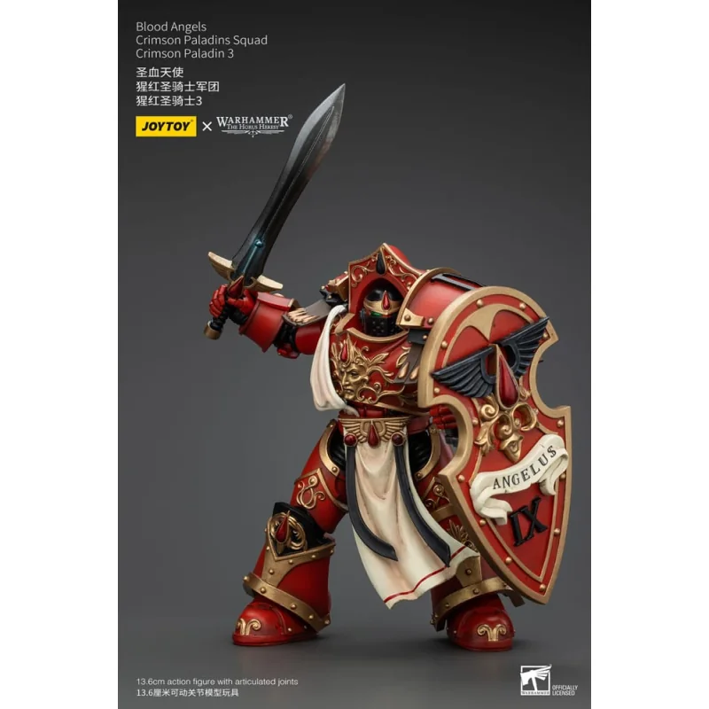 Warhammer The Horus Heresy figurine 1/18 Blood Angels Crimson Paladins Squad Crimson Paladin 3 14 cm