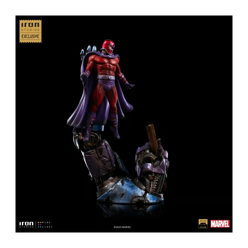 Figurine MARVEL-Magneto vs Sentinel-Statue Del. Art Scale 1/10 37cm "2023 CCXP"