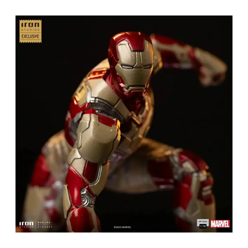 Iron Studios MARVEL - Iron Man Mark XLII -Statue Del. Art Scale 1/10 14cm 2023 CCXP