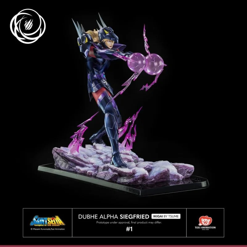 Figurine SAINT SEIYA - Dubhe Alpha Siegfried - Statue Résine By Tsume 35cm