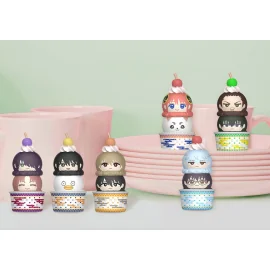 Gintama pack 6 trading figures Tsumichen Stack up & Change 8 cm (with gift)