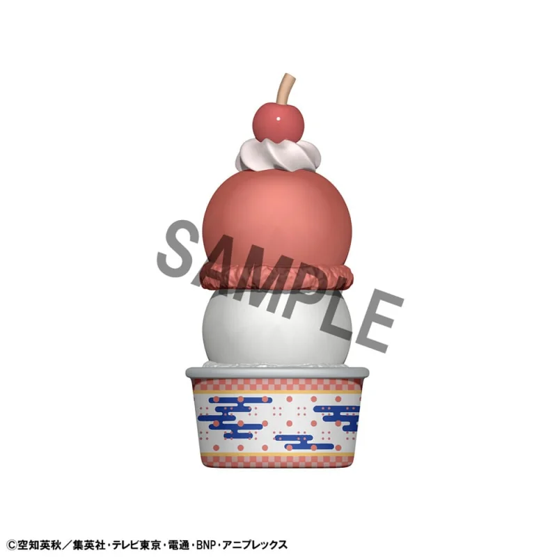 Gintama pack 6 trading figures Tsumichen Stack up & Change 8 cm (with gift)