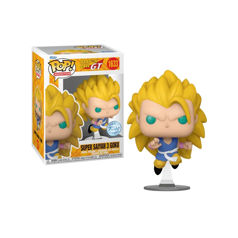 Figurine Pop DRAGON BALL GT - POP Animation N° 1633 - Super Saiyan 3 Goku