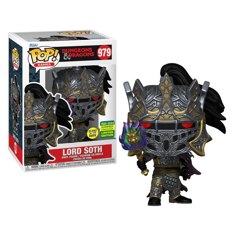 Figurine Pop DONJONS ET DRAGONS - POP Games N° 979 - Lord Soth (GITD) "Convention"