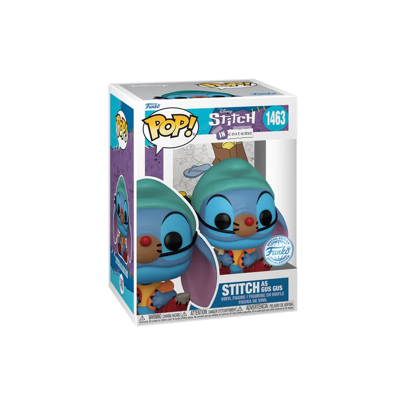 Figurines Pop STITCH COSTUME - POP Disney N° 1463 - Gus Gus