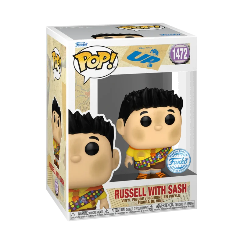 Figurines Pop LA-HAUT - POP Disney N°1472 - Russel avec Sash