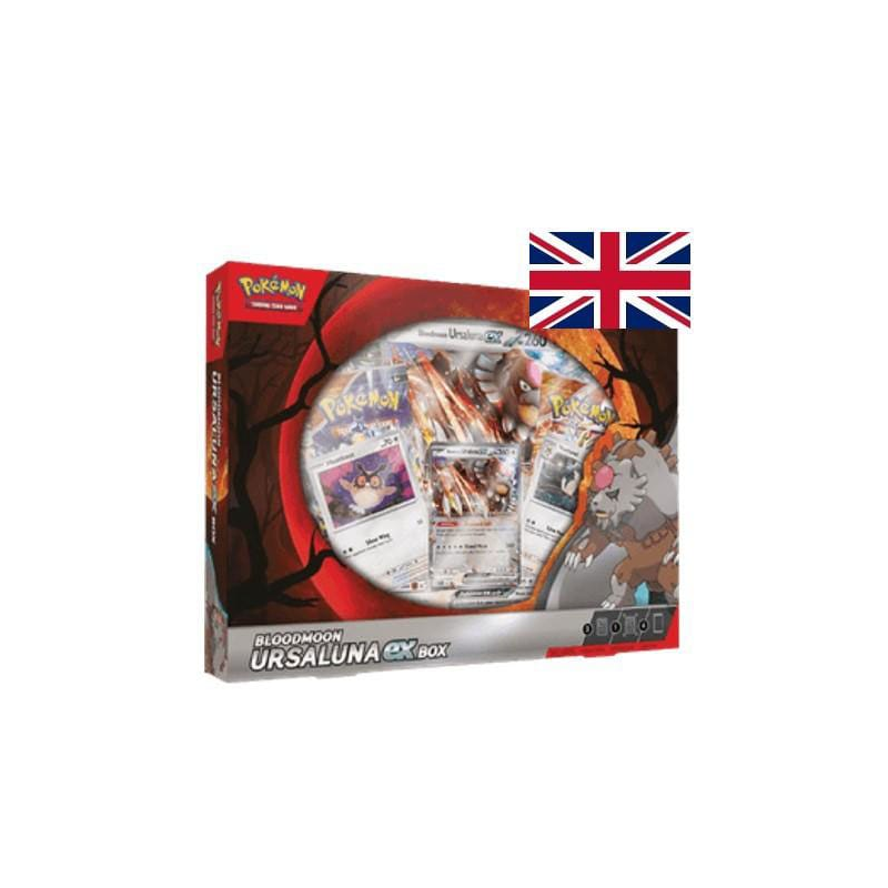 Pokémon TCG Bloodmoon Ursaluna EX Box November 2024 *ANGLAIS*